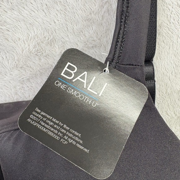 Bali Womens Bra 42DDD Black Style DF6548 Smoothing Underwire Mesh Breathable - Picture 6 of 12